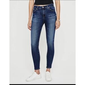 AG Adriano Goldschmied The Farrah Skinny Crop High Rise Jeans Women's Size 28 R